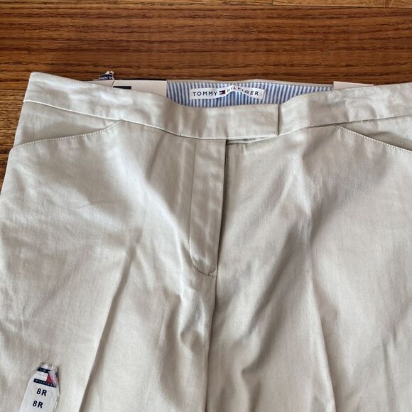 NWT Tommy Hilfiger Khaki Hipster Straight Leg Pants Size 8 R New With Tags - Picture 5 of 11